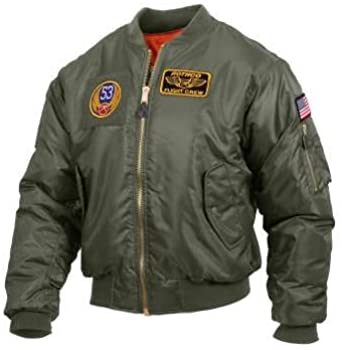 Rothco MA-1 Flight Jacket with Patches