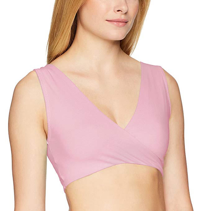 Lamaze Intimates Cotton Spandex Sleep Bra for Nursing and Maternity