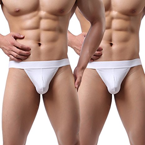 COSOMALL Men's G-string Sexy Low Raise Thong Underwear