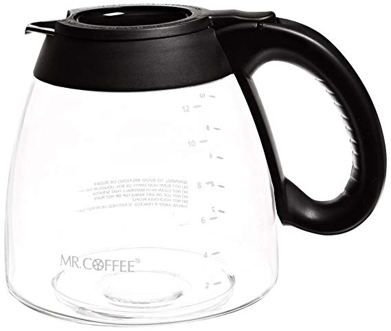 Mr. Coffee IDS13-RB ISD13-RB 12-Cup Replacement Decanter for FT and IS Series, Black