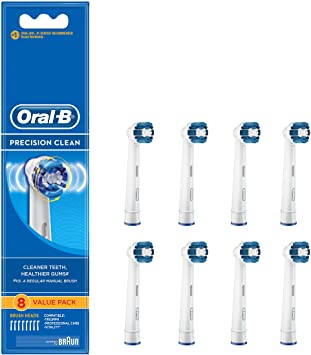 Braun Oral-B Precision Clean Toothbrush Head Refill 8 Pack