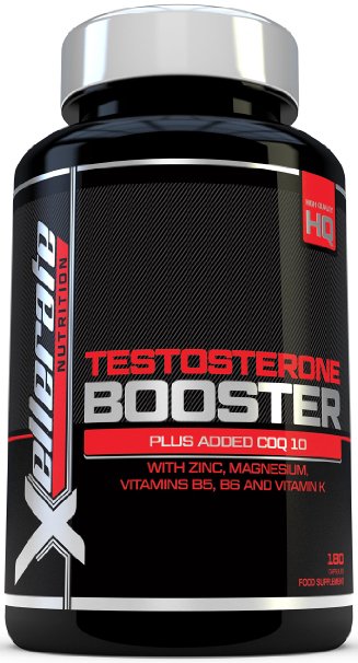 Testosterone Booster for Men - 180 Capsules - 100% MONEYBACK GUARANTEE - UK Manufactured - Ingredients Contribute to *Normal Testosterone Levels, *Reduction in Fatigue, & *Normal Energy-Yielding Metabolism - Xellerate Nutrition Testosterone Supplement Includes Natural Ingredients Maca Root, Aspartic Acid, Zinc, Magnesium, Multiple Vitamins and CoQ10