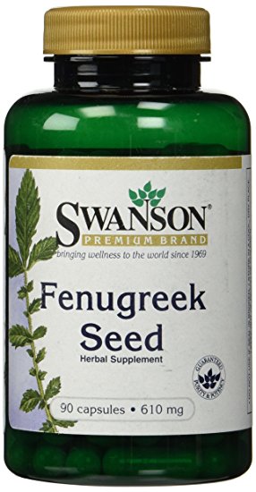 Swanson Fenugreek Seed 610 mg 90 Caps