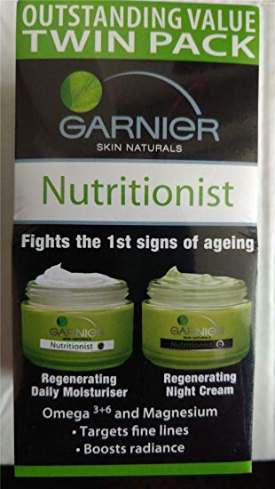 Garnier Nutritionist Regenerating Daily Moisturiser & Night Cream Twin Pack