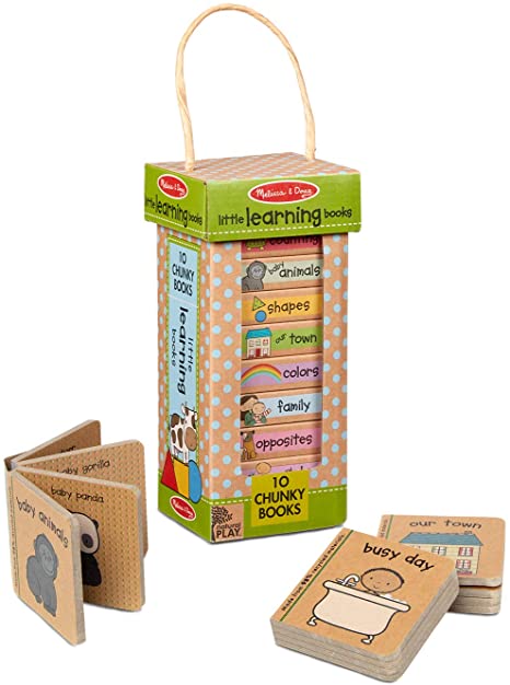 Melissa & Doug Children's Book - Natural Play Book Tower: Little Learning Books