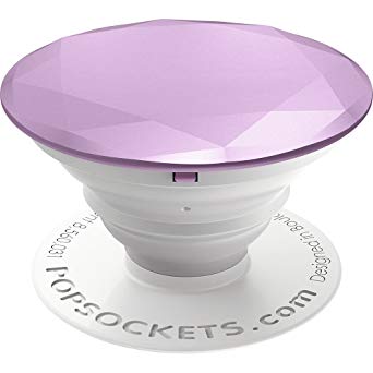 PopSockets: Collapsible Grip & Stand for Phones and Tablets - Lilac Metallic Diamond