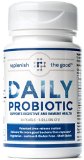 Daily Probiotic 60-Day Supply 6 Billion CFU 6 Strains Delivers 15X More Good Bacteria To The Gut- Helps Relieve Bloated Stomach and Acid Reflux Intestinal Digestive and Brain Health