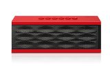 DKnight Magicbox Ultra-Portable Wireless Bluetooth SpeakerPowerful Sound with build in Microphone Works for Iphone Ipad Mini Ipad 432 Itouch Blackberry Nexus Samsung and other Smart Phones and Mp3 Players Upgraded with standard Beep sound prompts  Red