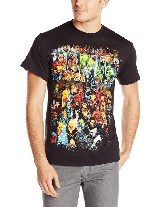 Marvel Team-Ups Men's Team Ups Group Shot T-Shirt