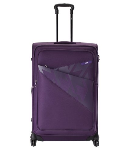 Skybags Polyester 76 cm Purple Soft Sided Suitcase (STVEN4W76PPL)