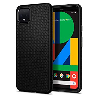 Spigen Case Liquid Air Works with Google Pixel 4 XL Case (2019) - Matte Black