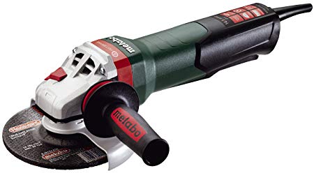 Metabo WEPBA17-150 Quick 14.5 Amp 9,600 rpm Angle Grinder with Brake, Auto-balancer, Electronics and Non-locking Paddle Switch, 6"