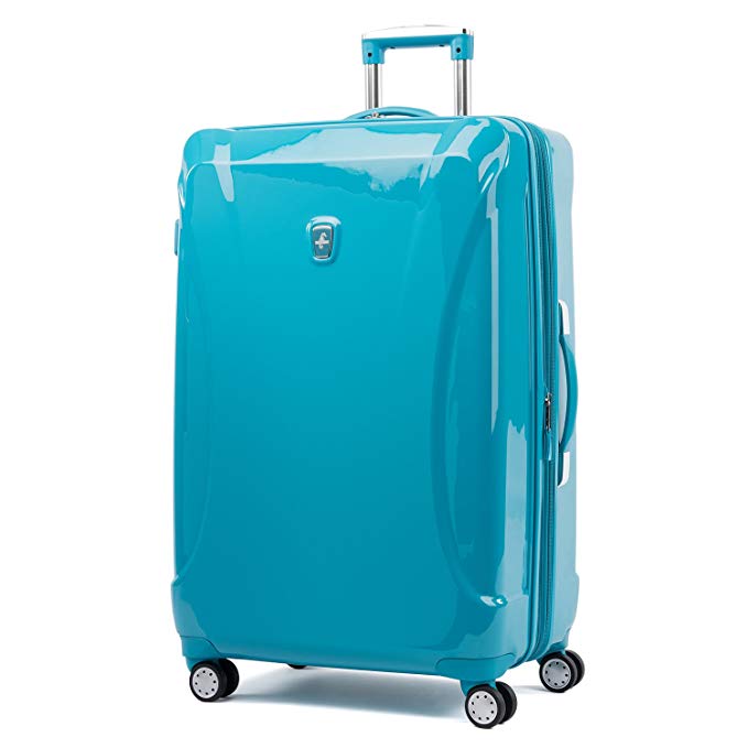 Atlantic Ultra Lite Hardsides 28" Spinner Suitcase, Turquoise Blue