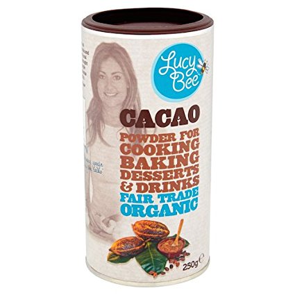 Lucy Bee Organic Fair Trade Cacao Powder 250g (Pack of 2)