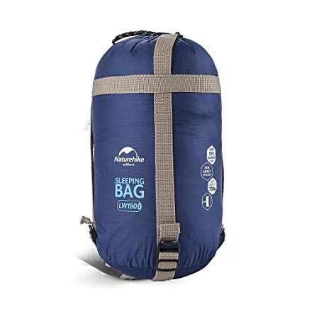 Naturehike Portable Outdoor Traveling Sleeping Bag Hiking Envelope Sleeping Bag Multifunctional Camping Sleeping Bag for Spring Summer Autumn