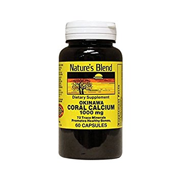 Nature's Blend Okinawa Coral Calcium 1,000 mg 60 Caps
