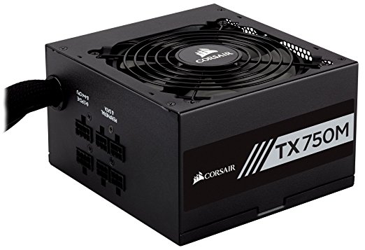 CORSAIR TX Series TX750M 750W 80 PLUS Gold Modular Power Supply