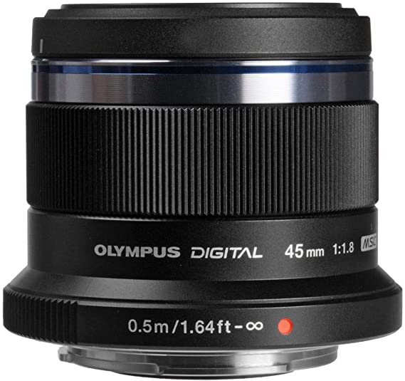 Olympus M.Zuiko Digital ED 45mm f/1.8 Lens Black