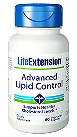 Life Extension Advanced Lipid Control Vegetarian Capsules, 60 Count