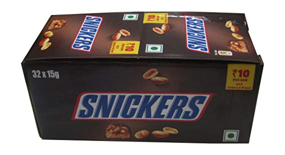 Snickers Chocolate Box - 15 G X 32 Pcs