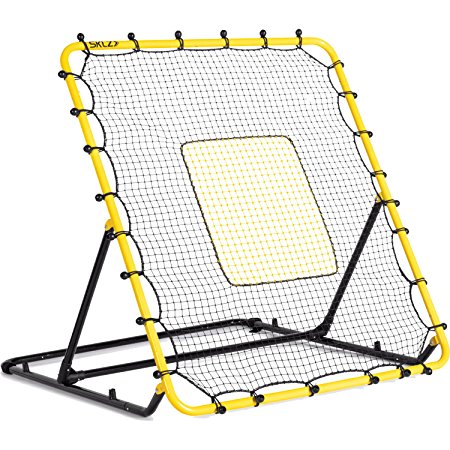 SKLZ Fielding Trainer for Baseball and Softball, 3 Ball Returns - Ground Ball, Line Drive, and Fly Balls, Easy Set Up and Breakdown, Portable, Cut Reaction Times, Build Muscle Memory and Reduce Errors