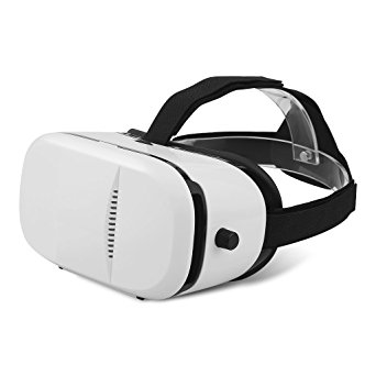 Excelvan Universal 3D VR Box Virtual Reality Headset Adjustable IPD 3D Movies Games Glasses for 4-6inch Android iOS Smart Phone.