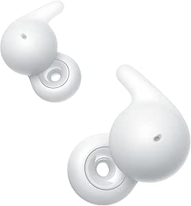 Sony LinkBuds Open Truly Wireless Earbud Headphones with an Open-Ring Design for Ambient Sounds and Newly Developed Air Fitting Supporters, White