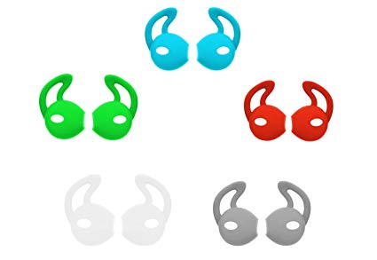 5 Pairs of Silicone Earbud Tips for Earpods of iPhone SE 6s iPhone 6s Plus 5s