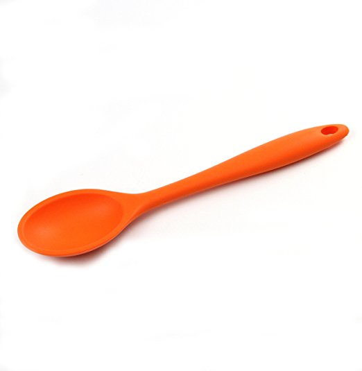 Chef Craft Premium Silicone Basting Spoon, 11", Orange
