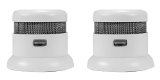 First Alert Atom Micro Photoelectric Smoke and Fire Alarm 2 Pack