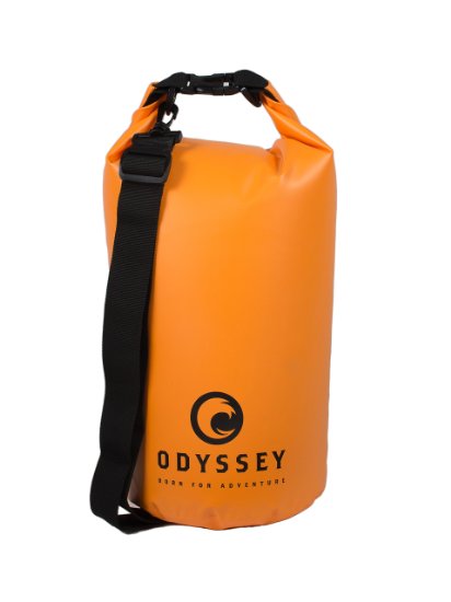 Waterproof Dry Bags by Odyssey with Shoulder Strap and Free Bonus Smartphone Dry Bag