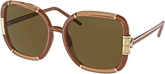 Tory Burch TY9071U Square Sunglasses for Women   BUNDLE With Designer iWear Complimentary Eyewear Kit