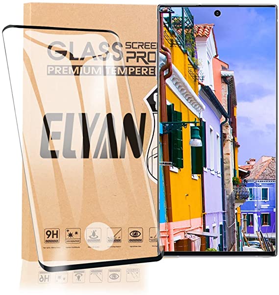 2Pack Galaxy Note 10 Screen Protector, [ Anti-Fingerprint ] [ 9H Hardness ] [ 3D Full Frame ] [ case Friendly] Easy Apply for Galaxy Note 10