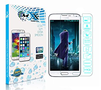 Galaxy S5 Screen Protector, MXx Premium Tempered Glass, Hd Clarity for Samsung Galaxy S5, I9600 - Glass