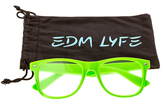 EDM LYFE | Diffraction Glasses Premium Prism Kaleidoscope Style Sunglasses Great for Festivals, Concerts, Clubs, Rave