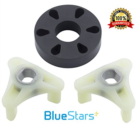 Ultra Durable 285753A Motor Coupling Kit Replacement by Blue Stars - Exact Fit for Whirlpool & Kenmore Washer - Enhanced Durability with Metal Reinforced Core
