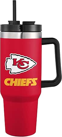 FOCO NFL unisex-adult NFL Team Logo Insulated Travel Mug 40oz XL Tumbler