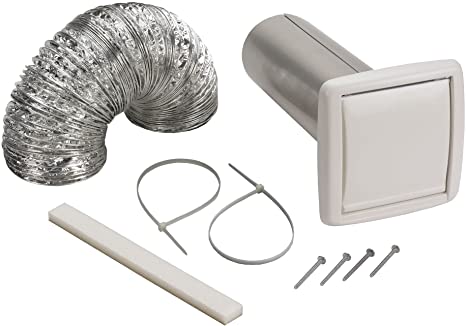 Broan-NuTone Available NuTone WVK2A Flexible Wall Ducting Kit for Ventilation Fans, 4-Inch