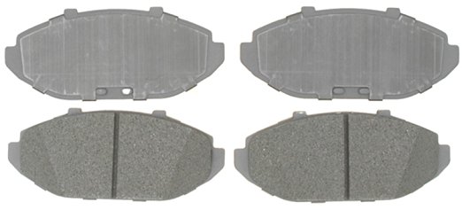 ACDelco 14D748MX Advantage Severe Duty Organic Front Disc Brake Pad Set