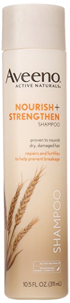 Aveeno Nourish Plus Strengthen Shampoo, 10.5 Ounce