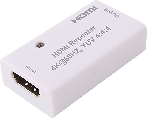 J-Tech Digital HDMI 2.0 Repeater Coupler Extender Signal Booster Support 1080P, 4Kx2K@60HZ CEC HDCP EDID Bandwidth up to 18Gbps