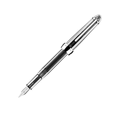 TALKSTORY Plastic Fountain Pen, Calligraphy Pen,Transparent Crystal, Ink Pens(Transparent)