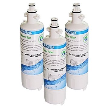 Refrigerator Water Filter For LG LT700P Refrigerator Water Filter , Kenmore, Water Sentinel, 3 pack