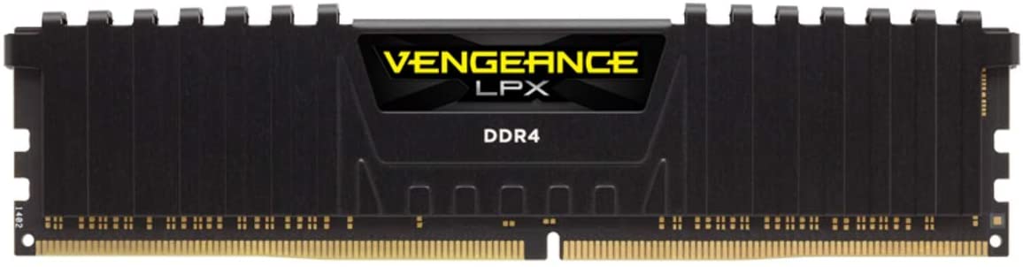 Corsair Vengeance LPX 16GB (2 X 8GB) DDR4 3200 (PC4-25600) C16 1.35V Desktop Memory - Black