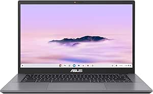 ASUS Chromebook Plus CX3402CBA-PQ0070, Notebook Monitor 14" FHD, Display Anti-Glare, Intel Core 12ma Gen i3-1215U, RAM 8GB, 128GB UFS, Grafica Intel UHD, ChromeOS 111, Grigio