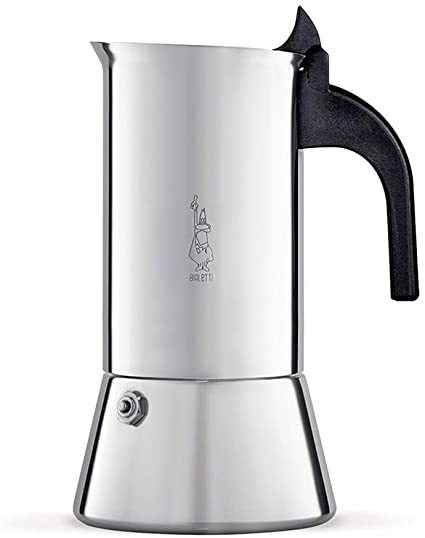 Bialetti 8006363016834 Bialetti Venus Induction Espresso Maker 6 Cup, Metallic