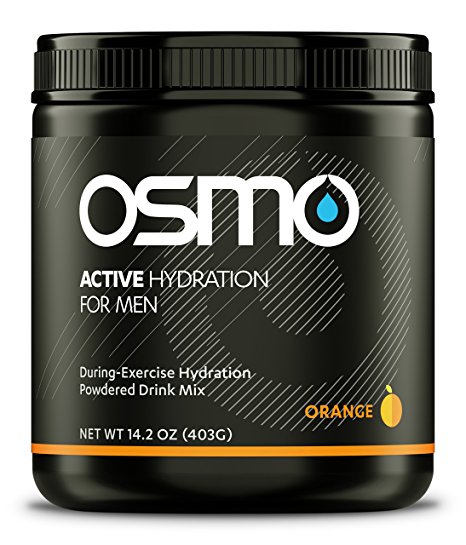 Osmo Nutrition Active Hydration for Men, Orange, 40 Serving Canister, 14.2oz