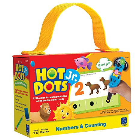 EDUCATIONAL INSIGHTS HOT DOTS JR. NUMBERS AND COUNTING CARD SET