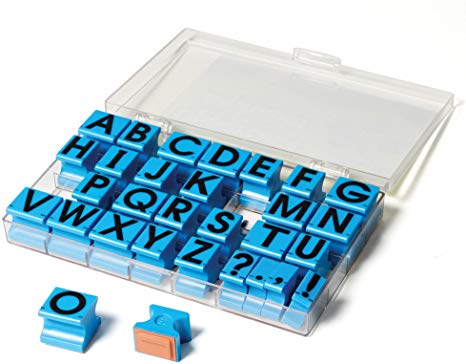 Educational Insights Alphabet Rubber Stamps - Uppercase 5/8"