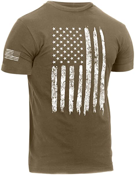 Rothco Distressed US Flag Athletic Fit T-Shirt